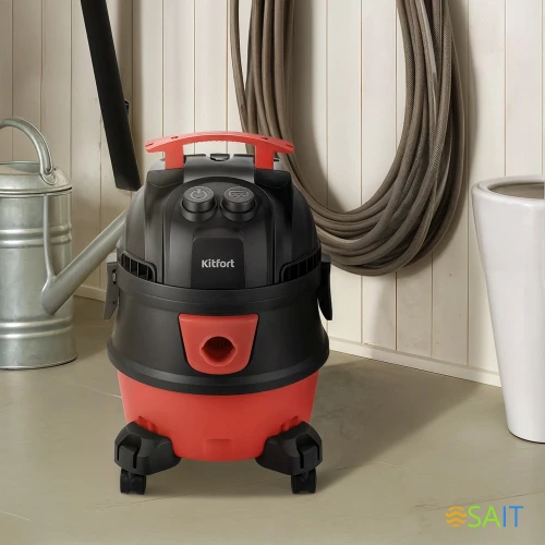 Пылесос Kitfort КТ-5337 1000Вт черный/красный