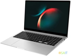 Ноутбук Samsung Galaxy Book 3 NP754 Core i7 1355U 16Gb SSD512Gb Intel Iris Xe graphics 15.6" IPS FHD (1920x1080) Windows 11 Professional silver WiFi BT Cam (NP754XFG-KB2IT)