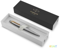 Ручка шариков. Parker Jotter Core K691 (1953182) Stainless Steel GT M син. черн. подар.кор.