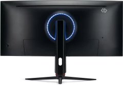 Монитор Digma 34" Overdrive 34A710Q черный VA LED 1ms 21:9 HDMI M/M матовая HAS Piv 450cd 178гр/178гр 3440x1440 165Hz G-Sync FreeSync DP 2K USB 7.1кг