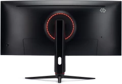 Монитор Digma 34" Overdrive 34A710Q черный VA LED 1ms 21:9 HDMI M/M матовая HAS Piv 450cd 178гр/178гр 3440x1440 165Hz G-Sync FreeSync DP 2K USB 7.1кг