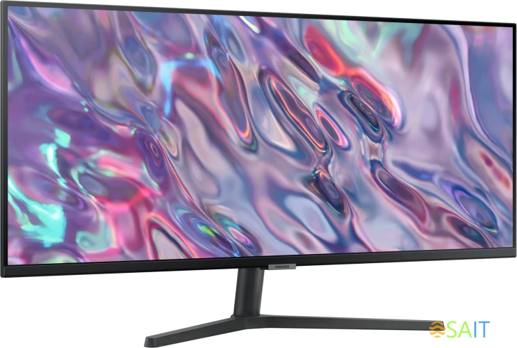 Монитор Samsung 34" ViewFinity S5 S34C500GAIXCI черный VA LED 21:9 полуматовая 3000:1 300cd 178гр/178гр 3440x1440 100Hz FreeSync DP Ultra WQHD 4.9кг