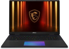Ноутбук MSI Titan 18 HX AI A2XWJG-206RU Core Ultra 9 285HX 64Gb SSD4Tb NVIDIA GeForce RTX5090 24Gb 18" IPS UHD+ (3840x2400) Windows 11 Home black WiFi BT Cam (9S7-182421-206)