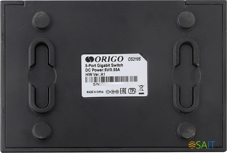 Коммутатор Origo OS2105 OS2105/A2A 5x1Гбит/с неуправляемый