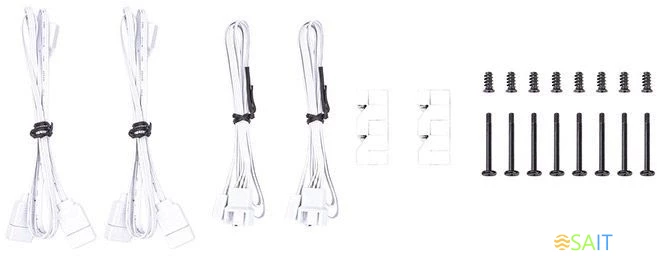 Вентилятор для корпуса Thermaltake CT140 Sync Reverse ARGB 140х140x25 белый 4-pin 32.8дБ (упак.:2шт) (CL-F176-PL14SW-A) Ret