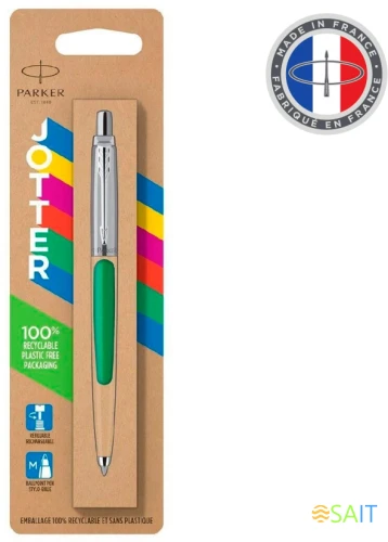 Ручка шариков. Parker Jotter Originals (2076058) Green CT M син. черн. блистер
