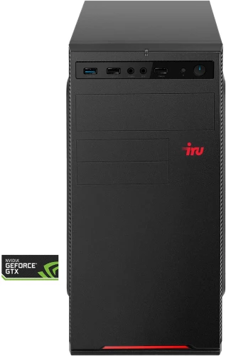 ПК IRU Home 310H6SE MT i3 12100 (3.3) 8Gb SSD256Gb UHDG 730 Free DOS GbitEth 400W черный (1994638)