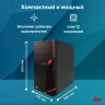 ПК IRU Home 310H6SM MT i5 12400 (2.5) 8Gb SSD256Gb UHDG 730 Free DOS GbitEth 400W черный (1901028)