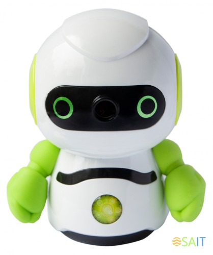 Точилка для карандашей механическая Silwerhof Robot Монстрики 1 отверстие пластик