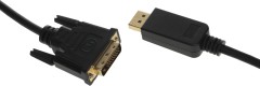 Кабель DisplayPort (m) DVI (m) 2м черный