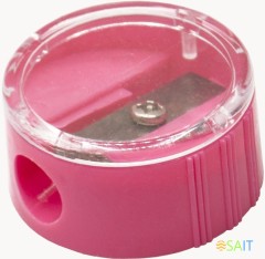 Точилка для карандашей ручная Silwerhof 191082 Веселые друзья 1 отверстие пластик ассорти