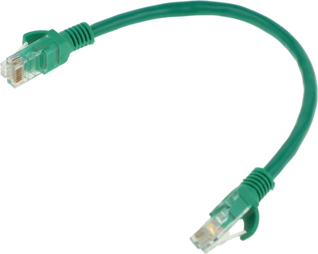 Патч-корд Premier PP6U-0.25M/G 10000Гбит/с UTP 4 пары cat.6 CCA molded 0.25м зеленый RJ-45 (m)-RJ-45 (m)