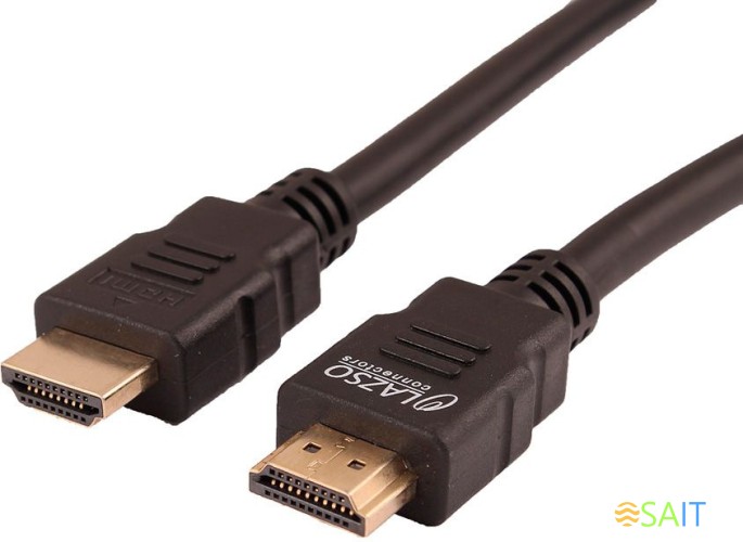Кабель аудио-видео LAZSO WH-111 HDMI (m)/HDMI (m) 3м. позолоч.конт. черный (WH-111(3M))