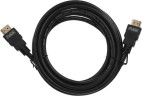 Кабель аудио-видео Lazco WH-111 HDMI (m)/HDMI (m) 3м. позолоч.конт. черный (9782)