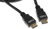Кабель аудио-видео Lazco WH-111 HDMI (m)/HDMI (m) 3м. позолоч.конт. черный (9782)
