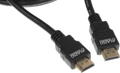 Кабель аудио-видео Lazco WH-111 HDMI (m)/HDMI (m) 3м. позолоч.конт. черный (9782)