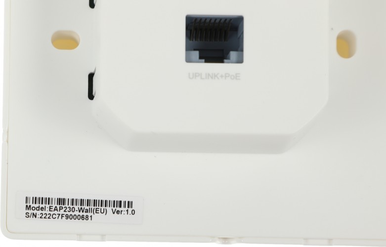 Точка доступа TP-Link EAP230-WALL AC1200 10/100/1000BASE-TX белый