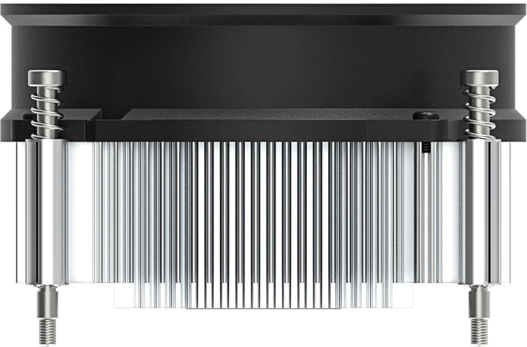 Устройство охлаждения(кулер) ID-Cooling DK-19 PWM Soc-1700/1851 черный 4-pin 14-26dB Al 95W 340gr Ret