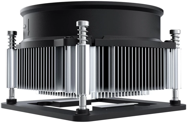 Устройство охлаждения(кулер) ID-Cooling DK-19 PWM Soc-1700/1851 черный 4-pin 14-26dB Al 95W 340gr Ret