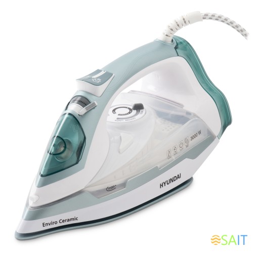 Утюг Hyundai H-SI01223 3000Вт белый/изумрудный