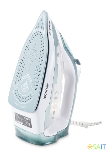 Утюг Hyundai H-SI01223 3000Вт белый/изумрудный