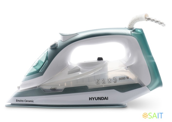 Утюг Hyundai H-SI01223 3000Вт белый/изумрудный