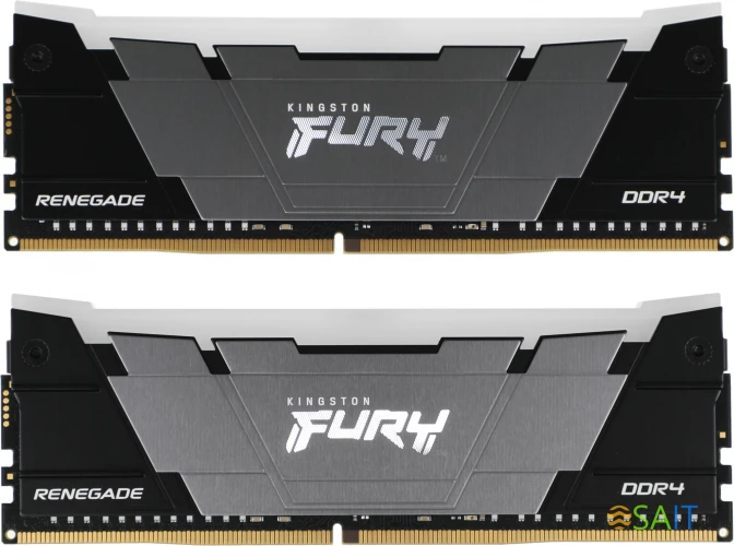 Память DDR4 2x16GB 3600MHz Kingston KF436C16RB12AK2/32 Fury Renegade RGB RTL Gaming PC4-28800 CL16 DIMM 288-pin 1.35В dual rank с радиатором Ret