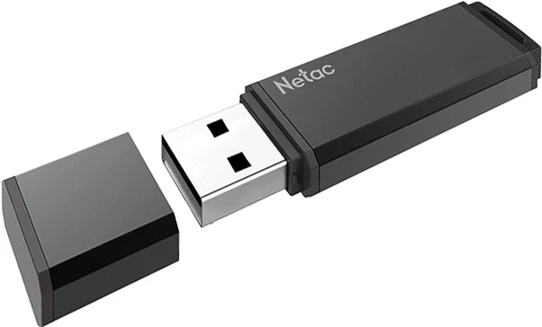 Флеш Диск Netac 64GB U351 NT03U351N-064G-32BK USB3.0 серый