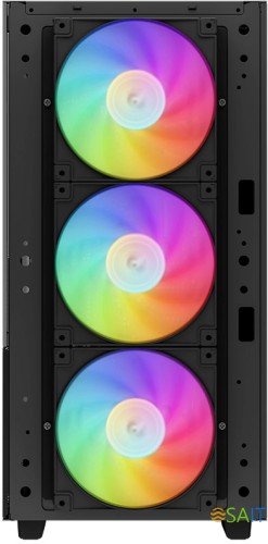 Корпус Deepcool CH560 черный без БП ATX 8x120mm 3x140mm 1xUSB3.0 audio bott PSU