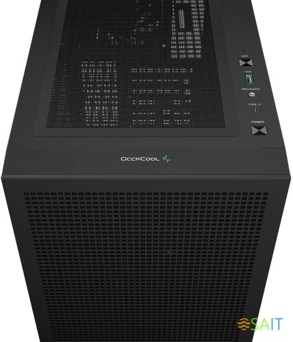 Корпус Deepcool CH560 черный без БП ATX 8x120mm 3x140mm 1xUSB3.0 audio bott PSU