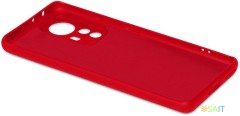 Чехол (клип-кейс) DF для Xiaomi 12 Pro xiOriginal-30 красный (XIORIGINAL-30 (RED))
