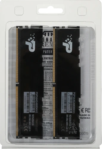 Память DDR5 2x32GB 4800MHz Patriot PSP564G4800KH1 Signature Premium RTL PC5-38400 CL40 DIMM 288-pin 1.1В kit single rank с радиатором Ret