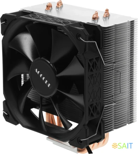 Устройство охлаждения(кулер) Accord ACC-4P12 Soc-AM5/AM4/1200/1700/1851 серебристый/черный 4-pin 31dB Al+Cu 180W 565gr brown box