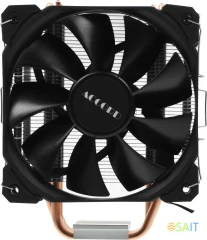 Устройство охлаждения(кулер) Accord ACC-4P12 Soc-AM5/AM4/1200/1700/1851 серебристый/черный 4-pin 31dB Al+Cu 180W 565gr brown box