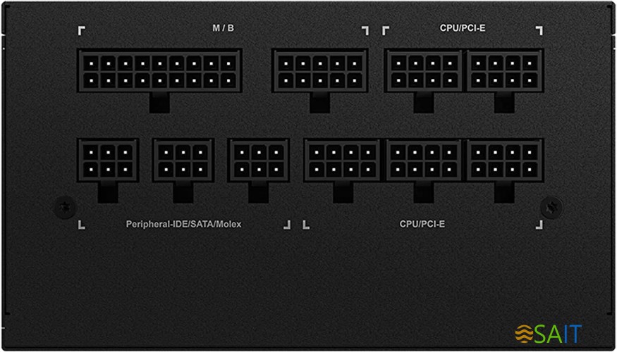 Блок питания Gigabyte ATX 1000W GP-UD1000GM 80+ gold (20+4pin) APFC 120mm fan 8xSATA Cab Manag RTL