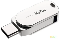 Флеш Диск Netac 16Gb U785C NT03U785C-016G-30PN USB3.0 серый