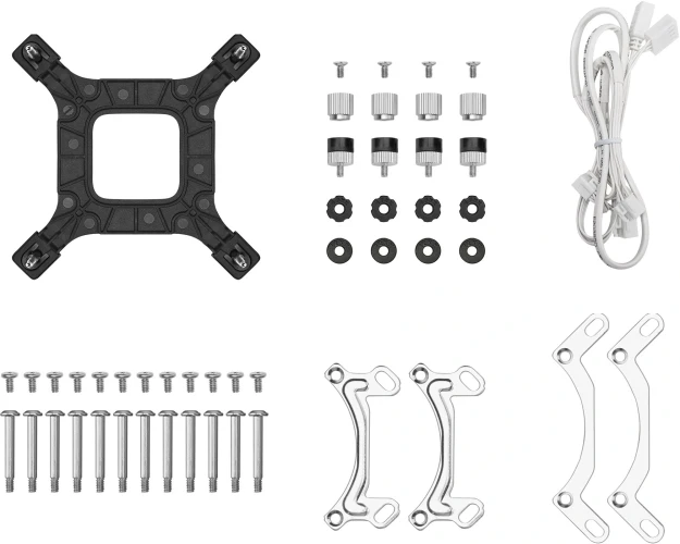 Система водяного охлаждения Deepcool LE360 Pro ARGB Soc-AM5/AM4/1200/1700/1851 белый 4-pin 19-33dB Al 300W 1817gr Ret (R-LE360PRO-WHAMMC-G-1)