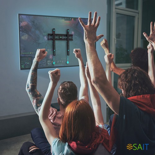 Кронштейн для телевизора Onkron FM2 черный 32"-65" макс.50кг настенный фиксированный