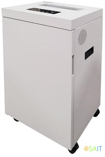 Шредер Office Kit S500 белый (секр.P-5) фрагменты 17лист. 50лтр. скрепки скобы пл.карты CD