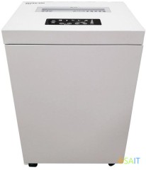 Шредер Office Kit S500 белый (секр.P-5) фрагменты 17лист. 50лтр. скрепки скобы пл.карты CD