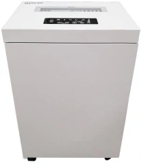 Шредер Office Kit S500 белый (секр.P-5) фрагменты 17лист. 50лтр. скрепки скобы пл.карты CD