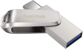 Флеш Диск Sandisk 32Gb Ultra Dual Drive Luxe SDDDC4-032G-G46 USB3.1 серебристый