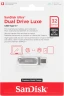 Флеш Диск Sandisk 32Gb Ultra Dual Drive Luxe SDDDC4-032G-G46 USB3.1 серебристый