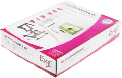 Кронштейн для телевизора Ultramounts UM911 черный 37"-80" макс.50кг настенный поворотно-выдвижной и наклонный