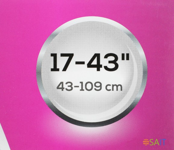 Кронштейн для телевизора Ultramounts UM899 черный 23"-43" макс.20кг настенный поворотно-выдвижной и наклонный