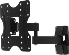 Кронштейн для телевизора Ultramounts UM899 черный 23"-43" макс.20кг настенный поворотно-выдвижной и наклонный