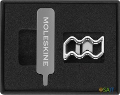 Шильд-символ Moleskine Zodiac Водолей металл серебристый коробка с европод. PINAQUARIUSSILV