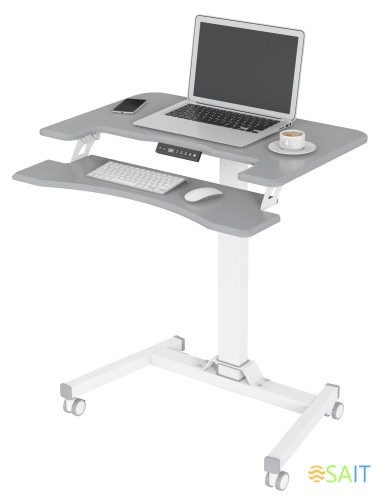 Стол для ноутбука Cactus VM-FDE103 столешница МДФ серый 91.5x56x123см (CS-FDE103WGY)