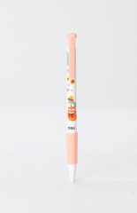 Набор ручек шариков. Deli Larva (EQ26-BK-P) ассорти черн. черн. кор.карт. (12шт) линия 0.5мм резин. манжета