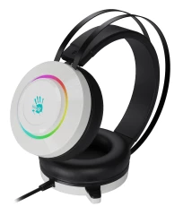 Наушники с микрофоном A4Tech Bloody G521 белый/черный 2.3м мониторные USB оголовье (G521 (WHITE))